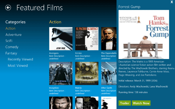 Photo Album Category Screen