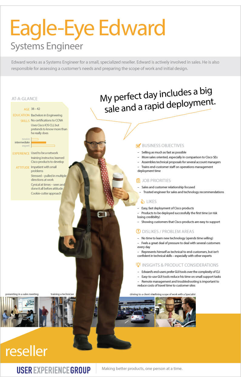 Eagle-Eye Ed Reseller Persona