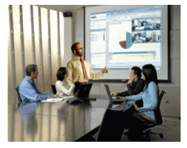 Ed Presenting In A Sales Meeting