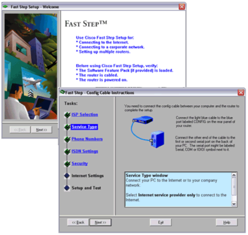 Configuration Wizard (Windows 95)