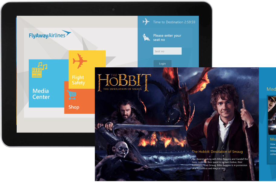 In-flight entertainment application