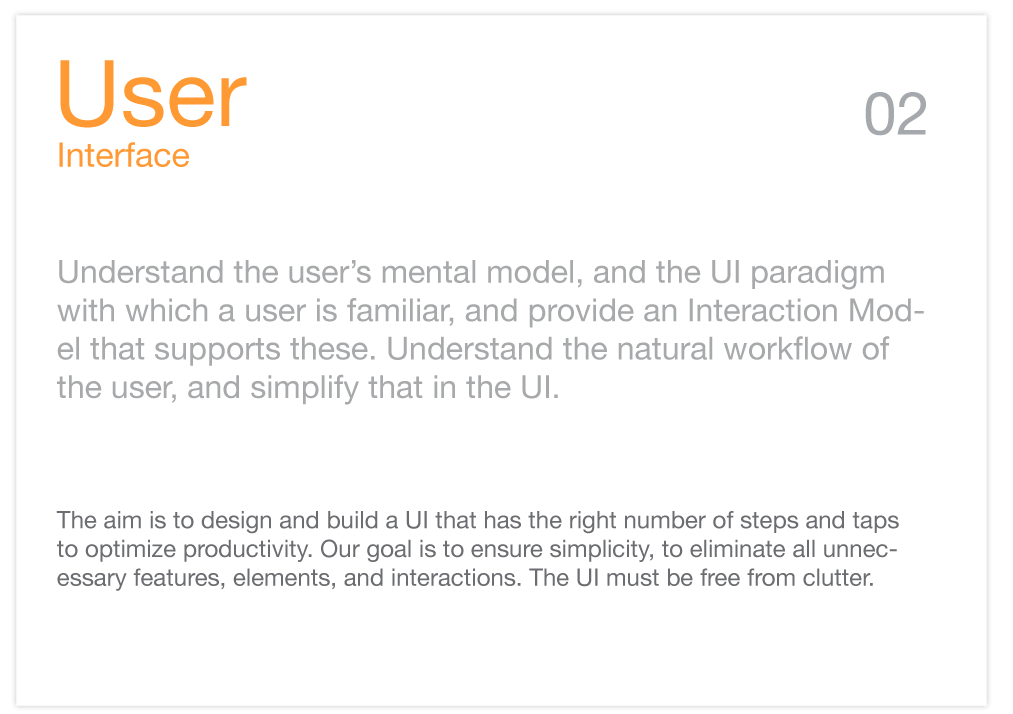 Understanding the user's conceptual model