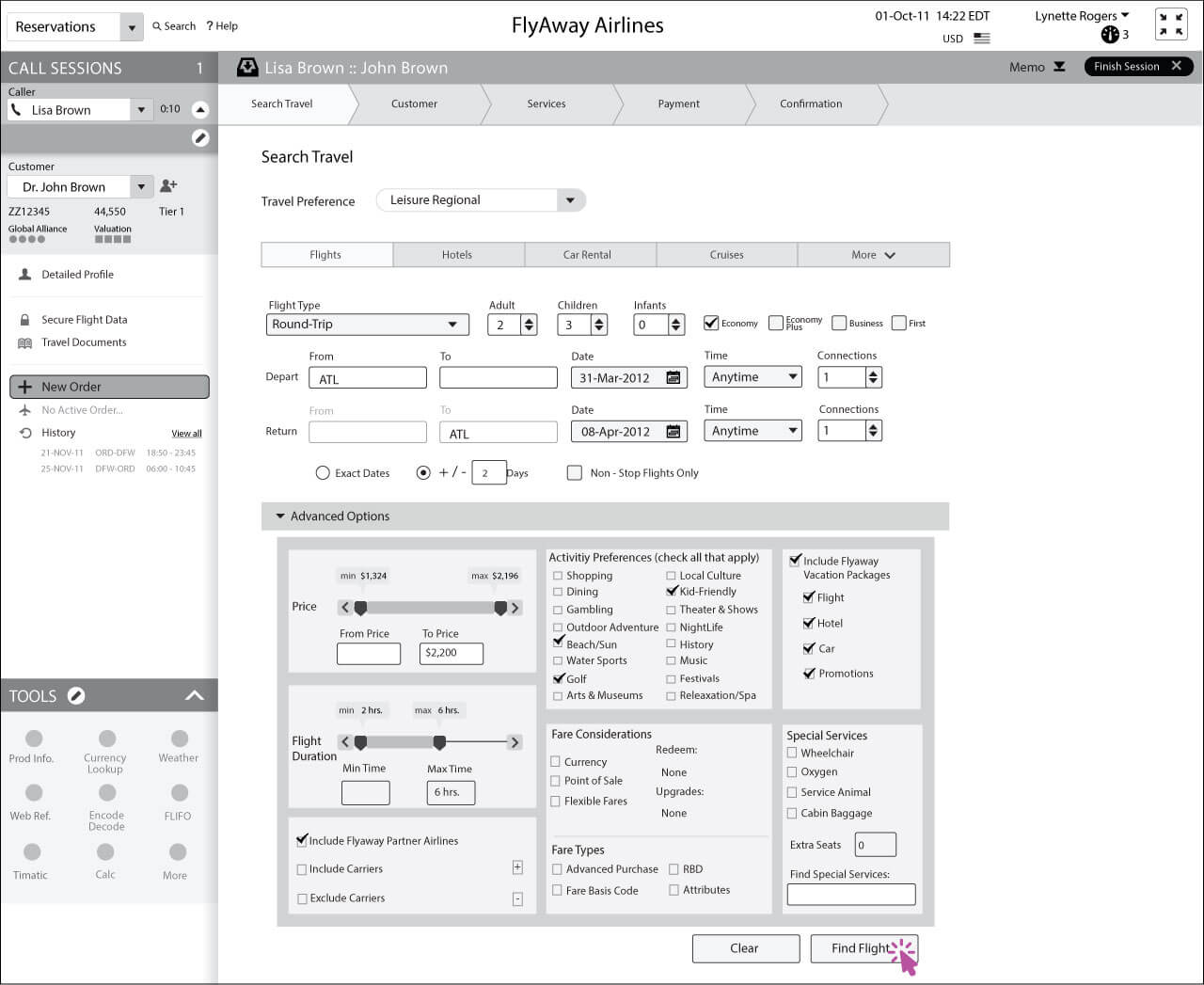 Advanced Search Options